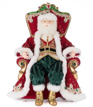 Katherines Collection King Christian 18 Santa Claus & Throne