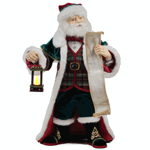 Katherine's Collection Christopher Tidings Santa tabletop 17.5" Christmas