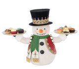 Katherines Collection Christmas Snowman server tray