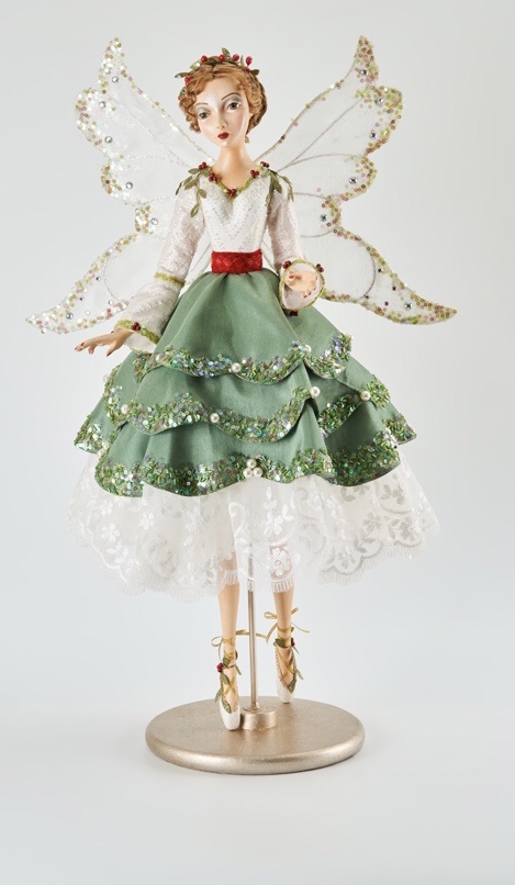 Katherine's Collection Mary Noelle Standing Mistletoe Magic Fairy Doll Katherine's Collection Mary Noelle Standing Mistletoe Magic Fairy Doll