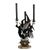 Katherines collection 3 witches candelabra Broomstick acres 17.5�