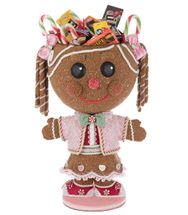 Katherines Collection Sugar E Sweet gingerbread girl candy container