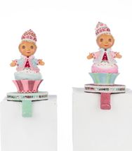 Katherines Collection Sweet Delights Gingerbread stocking holders set of 2