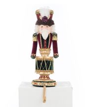 Katherines Collection Winter Balsam Nutcracker stocking holder