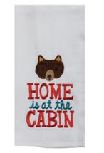 Kay Dee Designs Home is at the cabin bear dual purpose terry towel