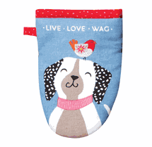 Kay Dee Designs Wags dog grabber hot  mitt
