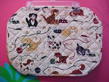 Kay Dee puppy dog quilted placemat T7534