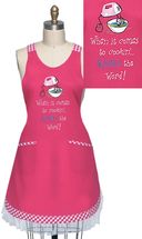 Kay Dee designs pink apron Moms the word girlie  F2876