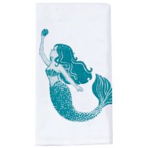 Sold Mermaid krinkle flour sack towel KayDee Designs