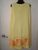 Michigan Rag tank sleeveless yellow dress coral cats or cover up one size