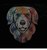 Multi color dog rhinestone crystal shirt premium S to 3X