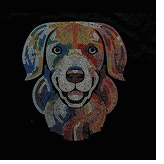 Multi color dog rhinestone crystal shirt premium S to 3X