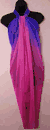  Pareo long georgette ombre lavender and pink swimsuit cover-up 