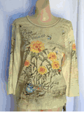 Sold Cactus Bees & Daisies shirt Size Small