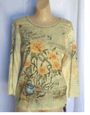 Sold Cactus Bees & Daisies shirt Size Small