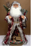 Seasons Design 26" musical & LED lighted reindeer coat Santa Claus