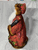 Seasons Designs 24" Bugundy coat Vintage Wine carrying Santa Claus 