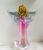 Pink Angel ornament glass playing flute 6