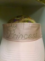Pink Princess visor rhinestones