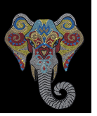 Premium rhinestone elephant crystal shirt S to 3X