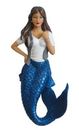 December Diamonds mermaid Anna blue Christmas ornament