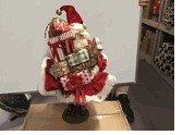 Regency 20" red and Green Standing Santa Claus on base