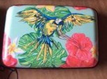 RFID blocking credit card protection case flying parrot