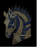 rhinestone crystal Arabian horse shirt S to 3X