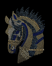 rhinestone crystal Arabian horse shirt S to 3X