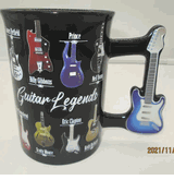 Rock N Roll Guitar mug 16 oz
