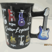 Rock N Roll Guitar mug 16 oz
