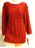 Sold Cactus Ruffle red shirt size large only