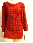 Sold Cactus Ruffle red shirt size large only