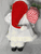 Seasons Design  24" lighted Santa Claus with white poinsettia jacket