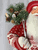 Seasons Design  24" Red & White snowflake sweater Santa Claus 