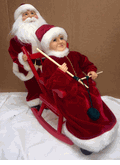 Seasons Designs 17" Mr & Mrs Claus on a rocking chair Battery operated
