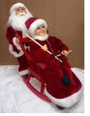 Seasons Designs 17" Mr & Mrs Claus on a rocking chair Battery operated