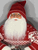 Seasons Designs 18" Santa Claus on wooden sleigh with teddy bear