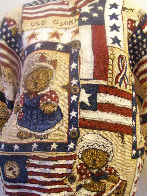 Sugar Street Weavers sale cotton weave old Glory Boyds cardigan