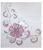 Tia Designs white shirt Fuchsia Hibiscus scoop neck Sizes M to XL & 2x or 3x