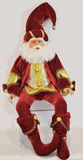 Red Santa Claus elf shoes Seasons Designs