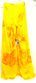hibiscus yellow pareo sarong swimsuit cover-up