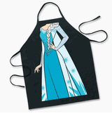 Frozen Elsa Disney black apron 