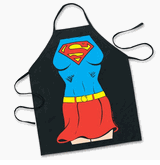 Supergirl super hero black apron 