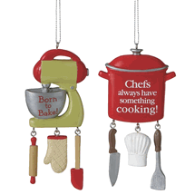 Midwest baking or cooking ornament cook chef 