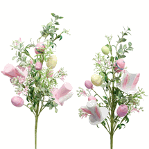 Raz Imports Easter egg & bunny top hat  spray Spring, summer, Easter decor