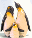 December Diamonds Penguin family figurine statue 6.5"