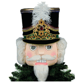 Katherine's Collection Nutcracer tree topper Toy Soldier 15" Christmas