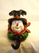 Winward Christmas incredible snowman stocking holder 9 1/2 "