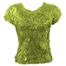 Women's plus size shirt leaf green  Xl to 3X Magic Tops Origami